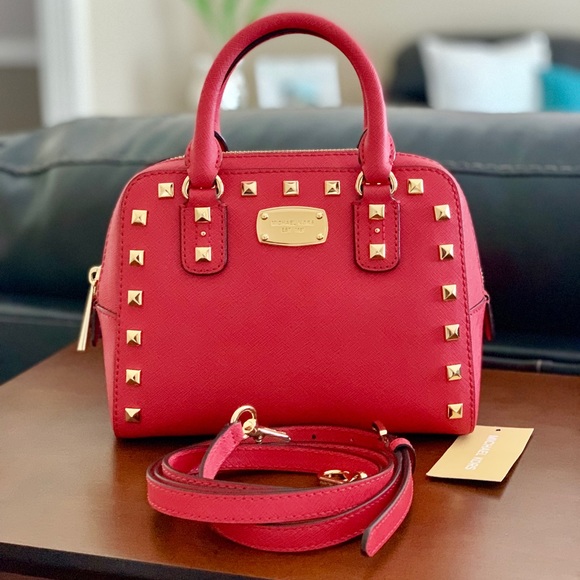Michael Kors Handbags - Michael Kors Studded Mini Satchel